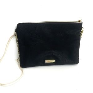 Steve Madden Black White Gold Crossbody Purse